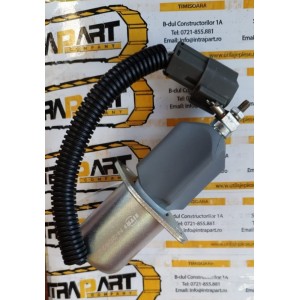 Solenoid pornire oprire excavator, Komatsu, PC110R PC95R PW110R - YM129953-77803